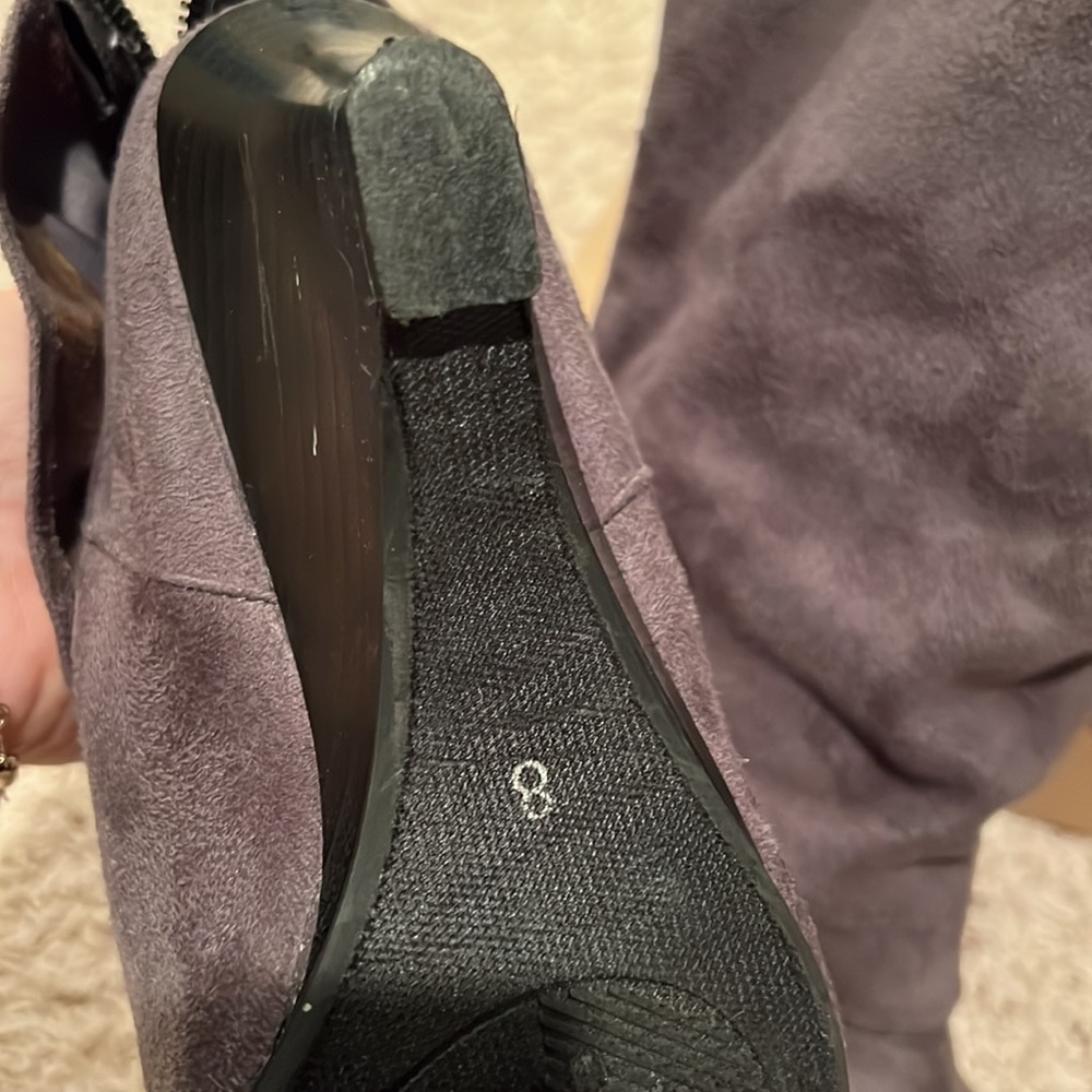 Grey Slouch Boot - Picture 5 of 6